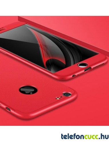 GKK három részes kemény tok Apple Iphone 6S készülékhez - piros