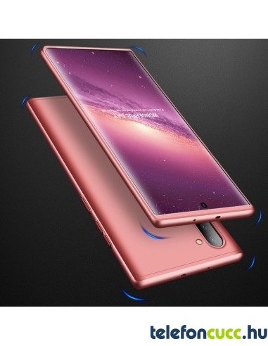 GKK három részes kemény tok Samsung Galaxy Note 10 készülékhez - rózsaarany